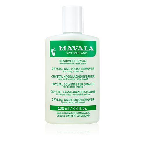 CRYSTAL NAIL POLISH REMOVER — Non-drying, odour-free, formulated without acetone