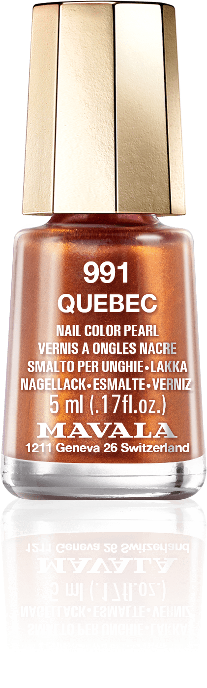 Quebec — Un cobre rojo, como el follaje de los arces canadienses