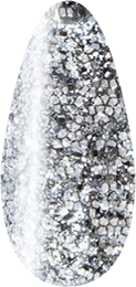 Star Palace — A silver glitter, total strass effect for the modern princesses